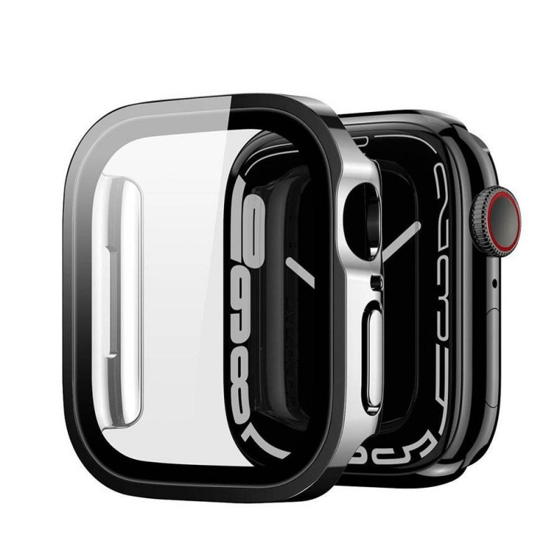 DUX DUCIS case HAMO with protective glass for Apple Watch 7 / 8 / 9 41 mm black DUX DUCIS case HAMO with protective glass for Apple Watch 7 / 8 / 9 41 mm black