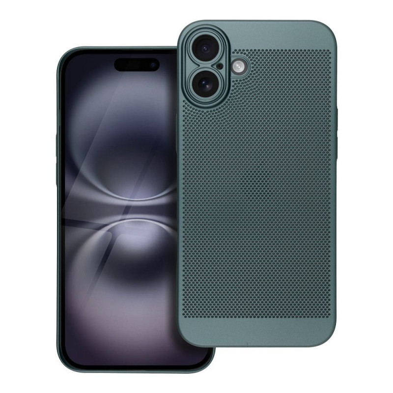 BACK-CASE BREEZ green für APPLE iPhone 16 Plus