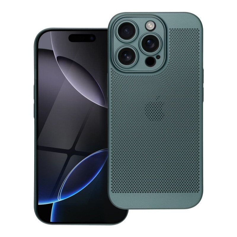 BACK-CASE BREEZ green für APPLE iPhone 16 Pro