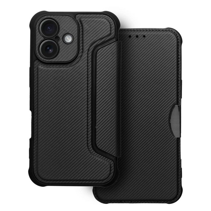 FLIPCASE RAZOR Carbon schwarz für APPLE iPhone 16 Plus