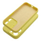 BACK-CASE Silikon PREMIUM gelb für APPLE iPhone 16 Plus