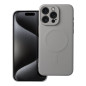 SILICONE MAG COVER case compatible with MagSafe for IPHONE 15 Pro Max grey titanium SILICONE MAG COVER case compatible with MagSafe for IPHONE 15 Pro Max grey titanium