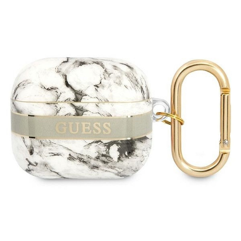 GUESS case for APPLE AirPods 3 GUA3HCHMAG (Marble Strap Collection) gray GUESS case for APPLE AirPods 3 GUA3HCHMAG (Marble Strap Collection) gray