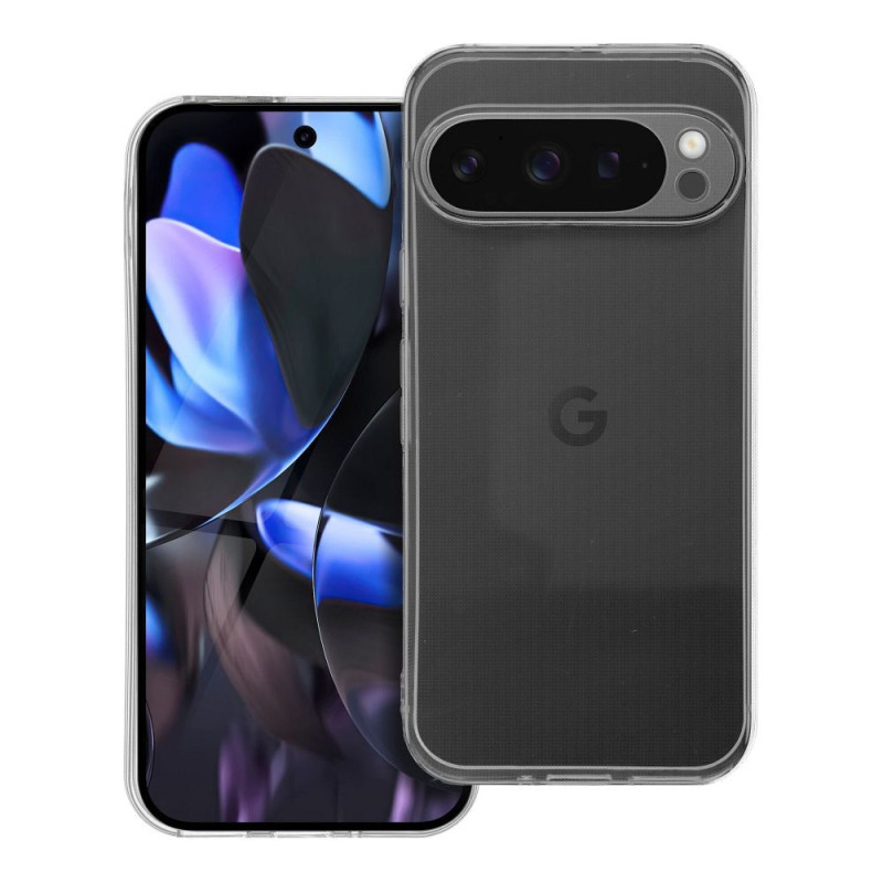 BACK-CASE 2mm transparent (mit Kameraschutz) für GOOGLE Google Pixel 9 Pro