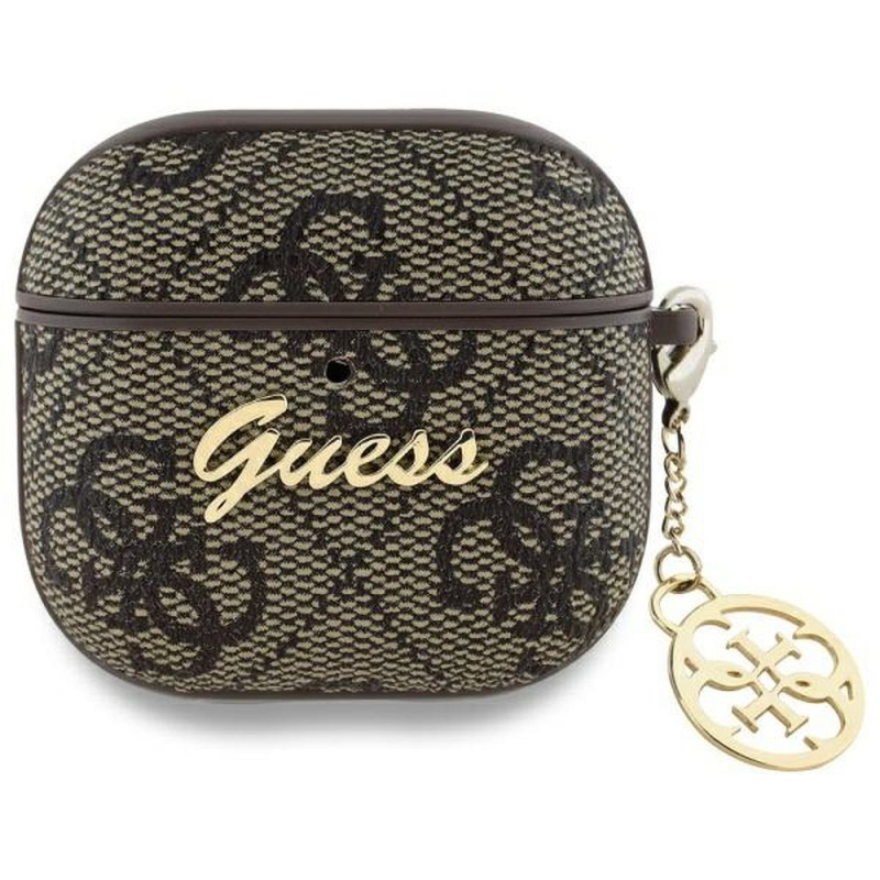 GUESS case for APPLE AirPods 4 GUA4G4GSMW (PU 4G W / Charm) brown GUESS case for APPLE AirPods 4 GUA4G4GSMW (PU 4G W / Charm) brown