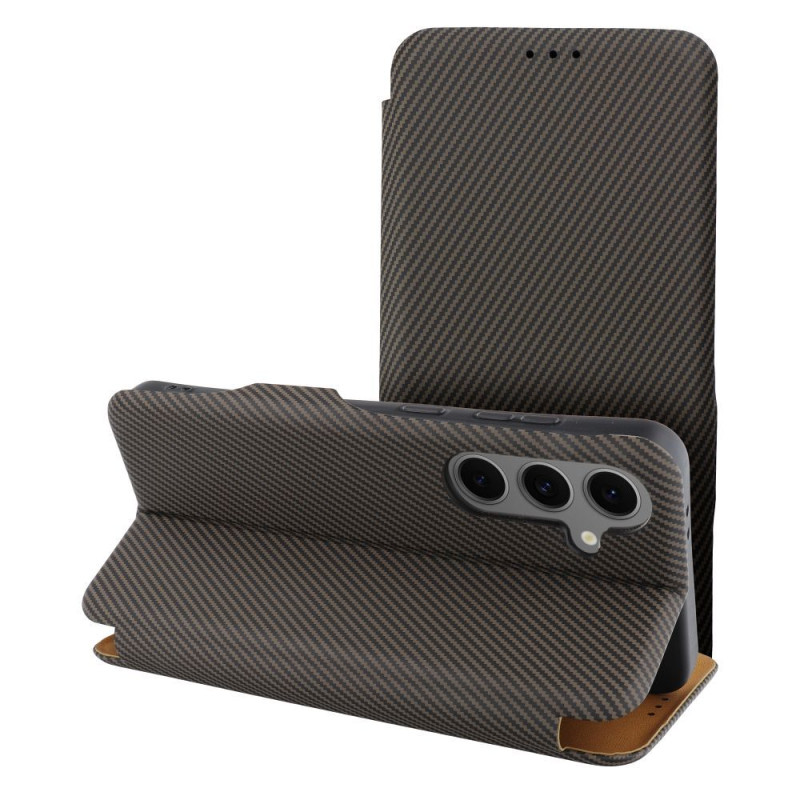 FOLIO Side Magnet book case for SAMSUNG A56 brown FOLIO Side Magnet book case for SAMSUNG A56 brown