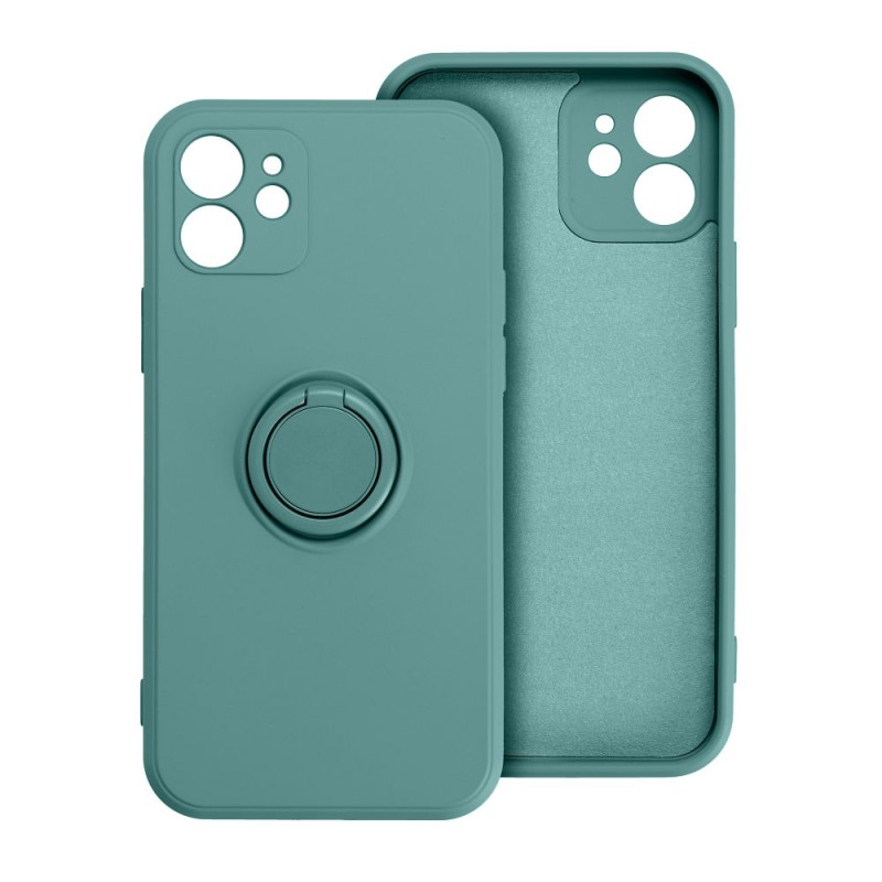 SILICONE RING case for IPHONE 16 Pro green SILICONE RING case for IPHONE 16 Pro green