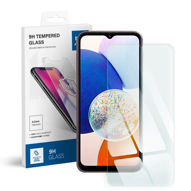 Premium Tempered Glass 9H (QUALITY-LEVEL A+) für SAMSUNG Galaxy A14