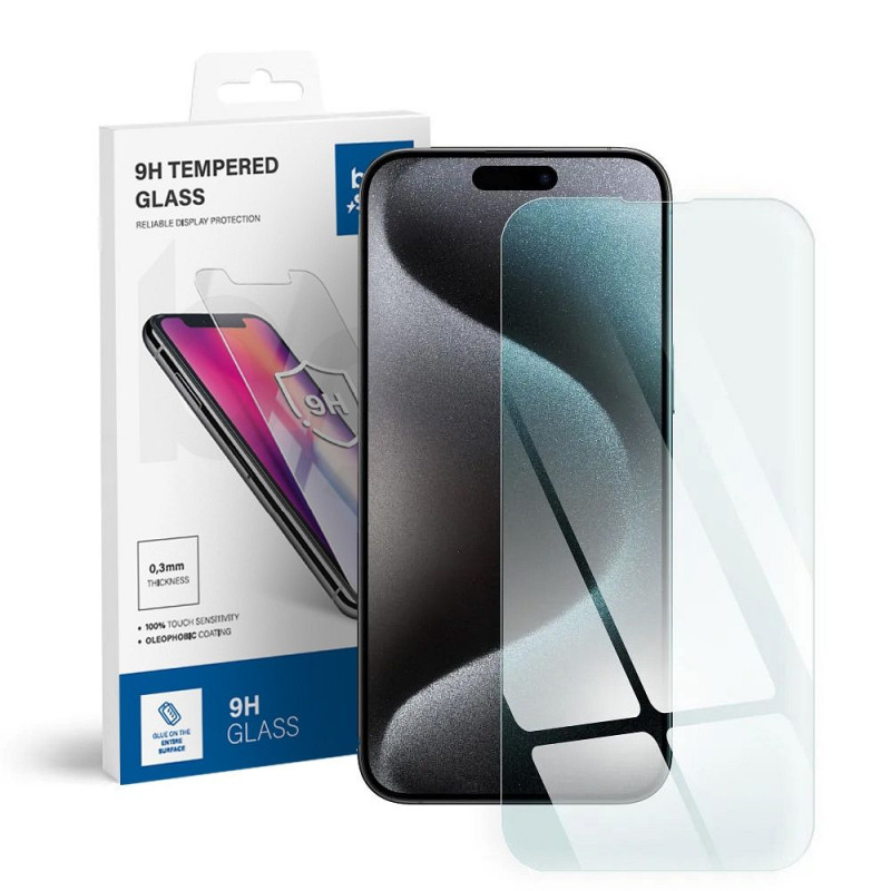 Premium Tempered Glass 9H (QUALITY-LEVEL A+) für APPLE iPhone 15 Pro