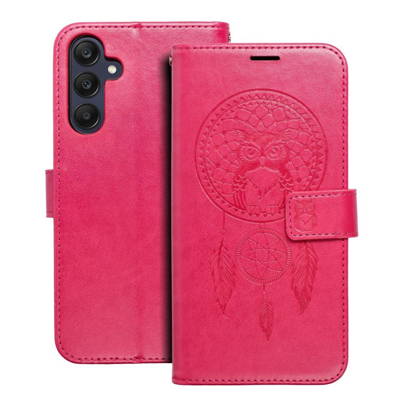 MEZZO Book case for SAMSUNG A25 5G dreamcatcher magenta MEZZO Book case for SAMSUNG A25 5G dreamcatcher magenta