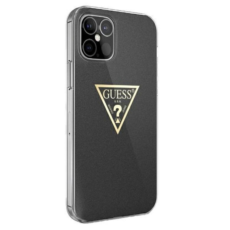 GUESS case for IPHONE 12 Mini GUHCP12SPCUMPTBK (Metallic Collection) black GUESS case for IPHONE 12 Mini GUHCP12SPCUMPTBK (Metallic Collection) black