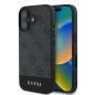 GUESS case for IPHONE 16 Plus GUHCP16MG4GLGR (PC/TPU 4G PU Bottom Stripe) grey GUESS case for IPHONE 16 Plus GUHCP16MG4GLGR (PC/TPU 4G PU Bottom Stripe) grey