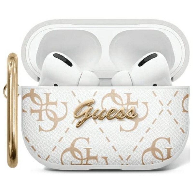 GUESS case for APPLE AirPods Pro 2 (2022 / 2023) GUAP2PG4GPH (4G Hook) white GUESS case for APPLE AirPods Pro 2 (2022 / 2023) GUAP2PG4GPH (4G Hook) white