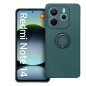SILICONE RING case for XIAOMI Redmi Note 14 5G green SILICONE RING case for XIAOMI Redmi Note 14 5G green