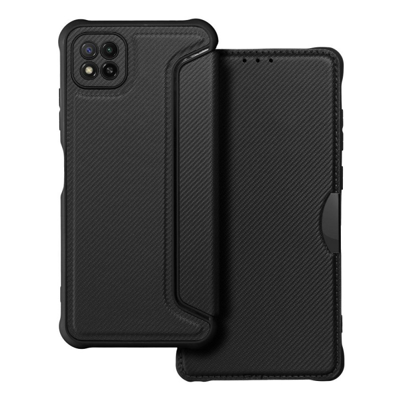 FLIPCASE RAZOR Carbon schwarz für SAMSUNG Galaxy A22 5G FLIPCASE RAZOR Carbon schwarz für SAMSUNG Galaxy A22 5G