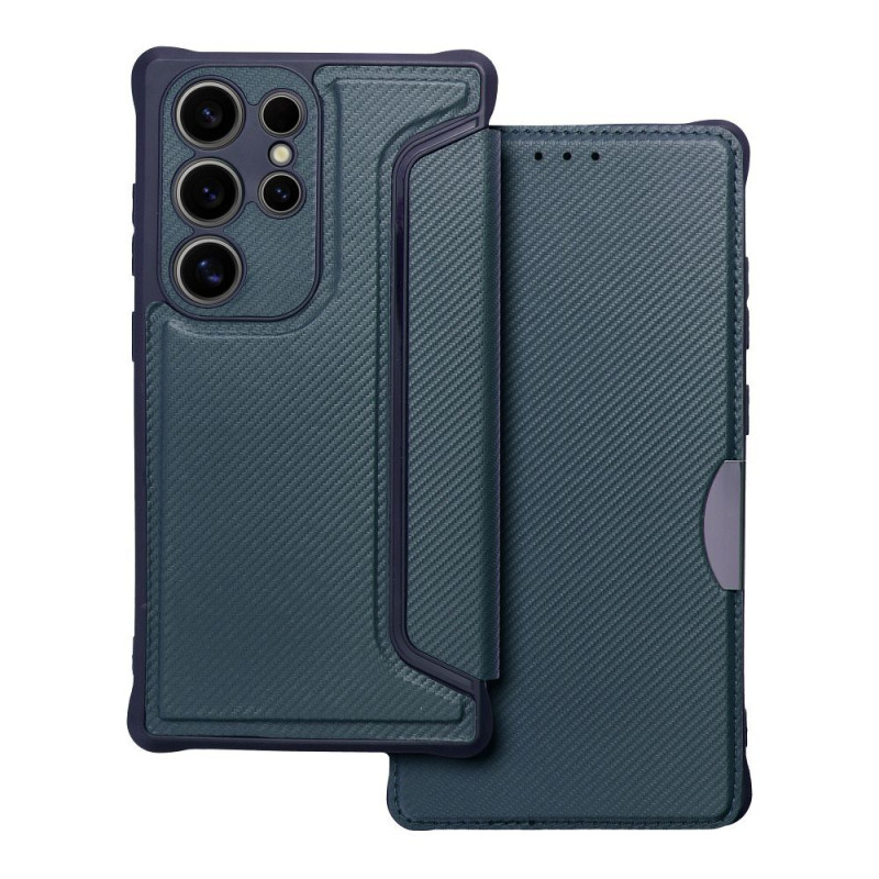 FLIPCASE RAZOR Carbon blau für SAMSUNG Galaxy S24 Ultra FLIPCASE RAZOR Carbon blau für SAMSUNG Galaxy S24 Ultra