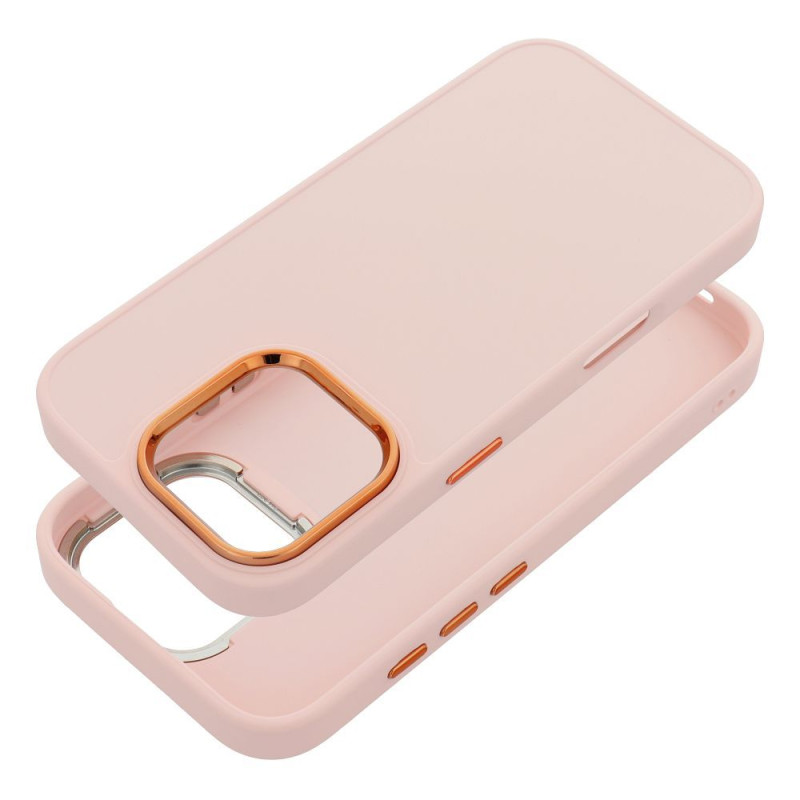 BACK-CASE FRAMED powder pink für APPLE iPhone 16e