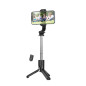 HOCO selfie stick with bluetooth remote control tripod K17 black HOCO selfie stick with bluetooth remote control tripod K17 black