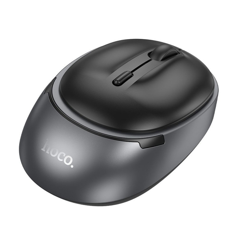 HOCO computer wireless mouse 2,4G 1600 dpi GM34 black metal gray HOCO computer wireless mouse 2,4G 1600 dpi GM34 black metal gray