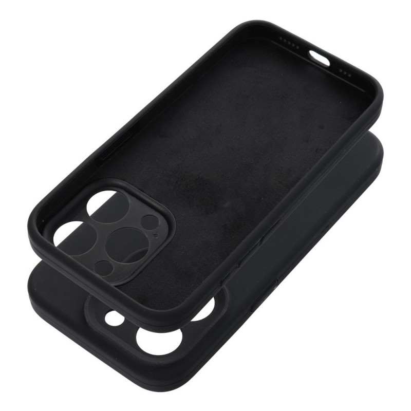 BACK-CASE Silikon PREMIUM schwarz für APPLE iPhone 16e