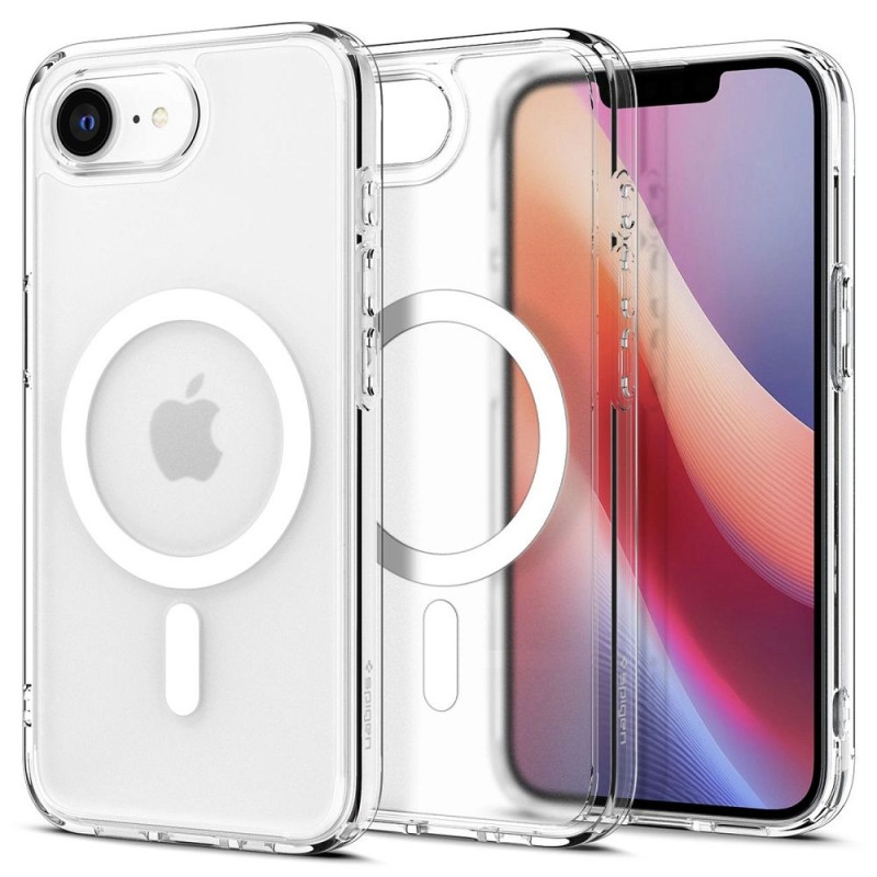 SPIGEN case ULTRA HYBRID MAG compatible with MagSafe for IPHONE 16E 2025 frost white SPIGEN case ULTRA HYBRID MAG compatible with MagSafe for IPHONE 16E 2025 frost white