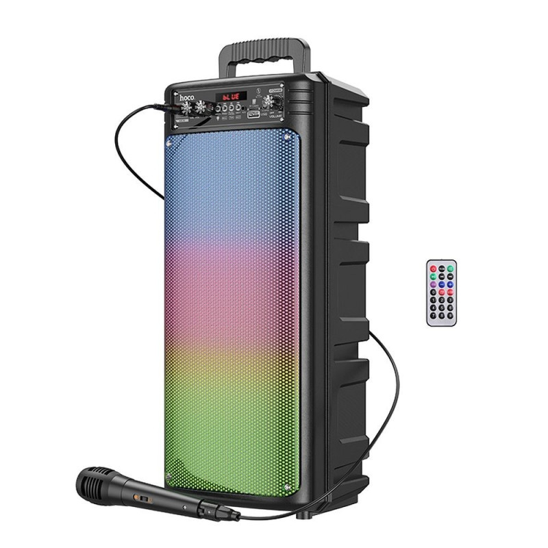 HOCO wireless speaker bluetooth + wire microphone BS52 black HOCO wireless speaker bluetooth + wire microphone BS52 black