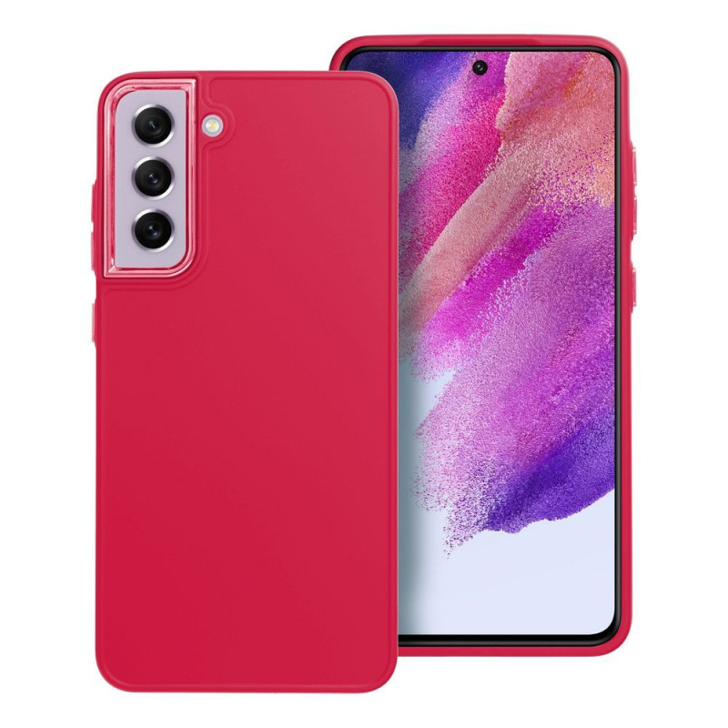 BACK-CASE FRAMED magenta für SAMSUNG Galaxy S21 FE BACK-CASE FRAMED magenta für SAMSUNG Galaxy S21 FE