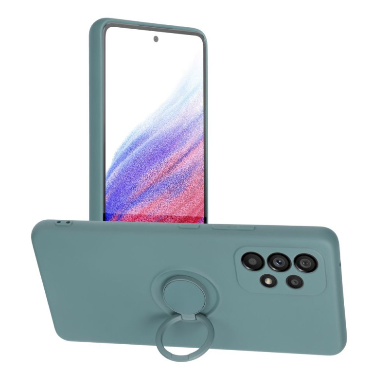 SILICONE RING case for SAMSUNG A53 5G green SILICONE RING case for SAMSUNG A53 5G green