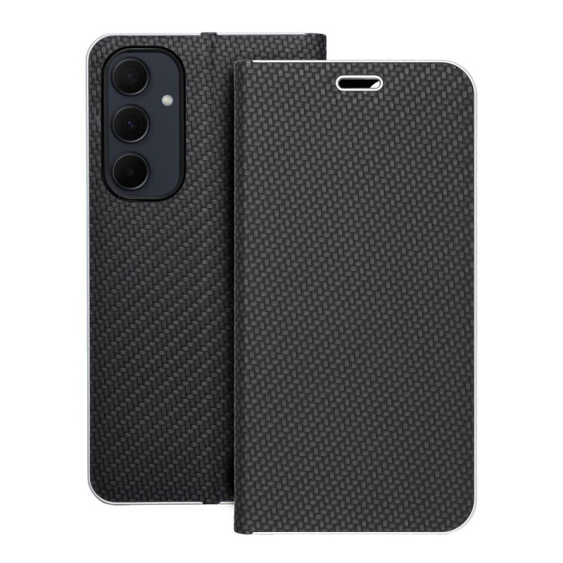 FLIPCASE LUNA Carbon schwarz für SAMSUNG Galaxy A35 5G FLIPCASE LUNA Carbon schwarz für SAMSUNG Galaxy A35 5G