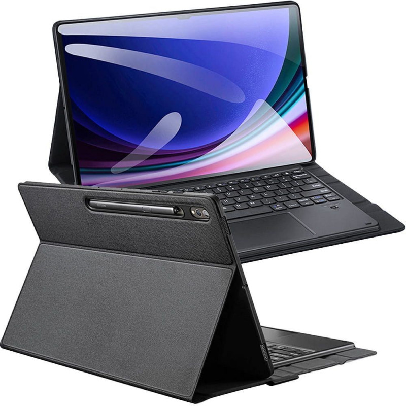 DUX DUCIS case DK foldable with Wireless Keyboard with backlight for SAMSUNG Tab S10 Ultra/S9 Ultra/S8 Ultra black DUX DUCIS case DK foldable with Wireless Keyboard with backlight for SAMSUNG Tab S10 Ultra/S9 Ultra/S8 Ultra black