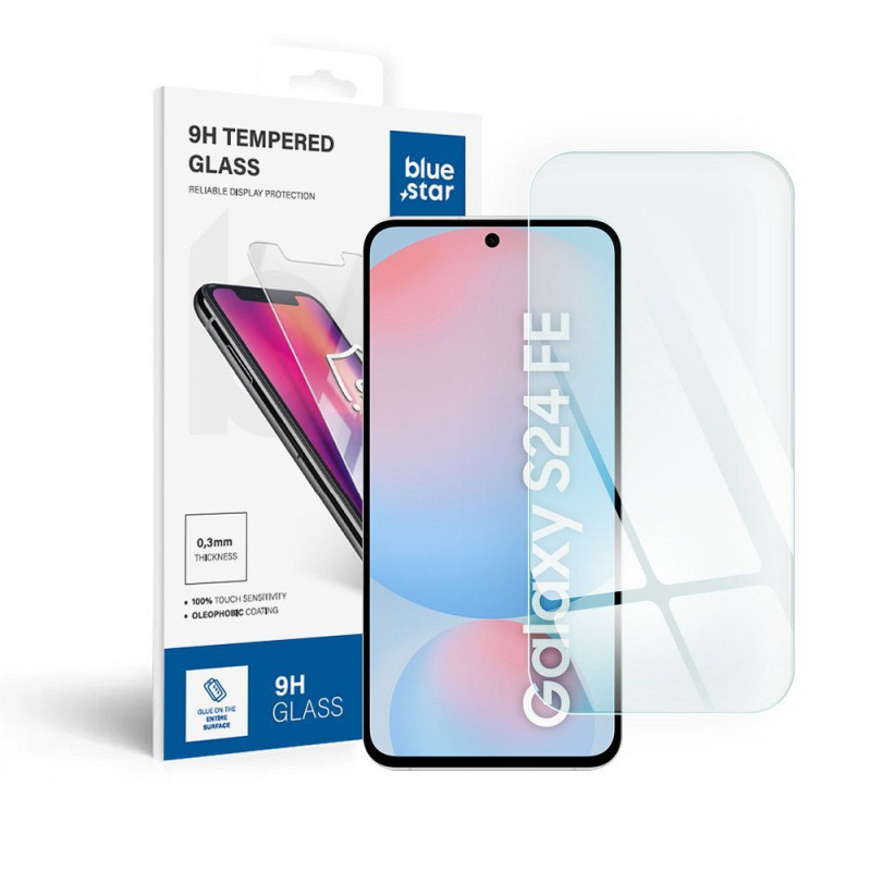 Premium Tempered Glass 9H (QUALITY-LEVEL A+) für SAMSUNG Galaxy S24 FE Premium Tempered Glass 9H (QUALITY-LEVEL A+) für SAMSUNG Galaxy S24 FE
