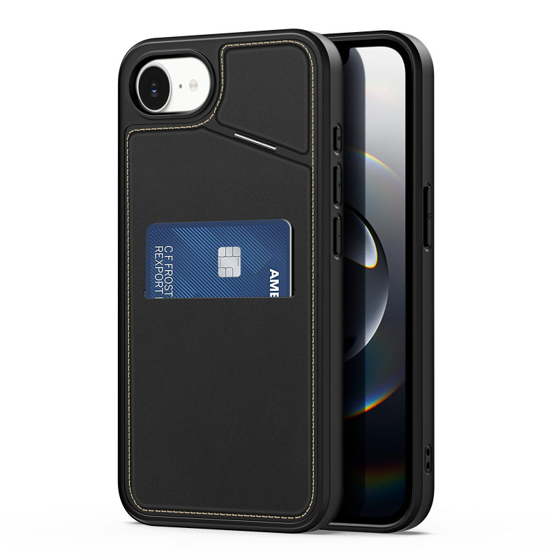 FLIPCASE DUX DUCIS RAFI II MAG RFID-SAFE schwarz für APPLE iPhone 16e