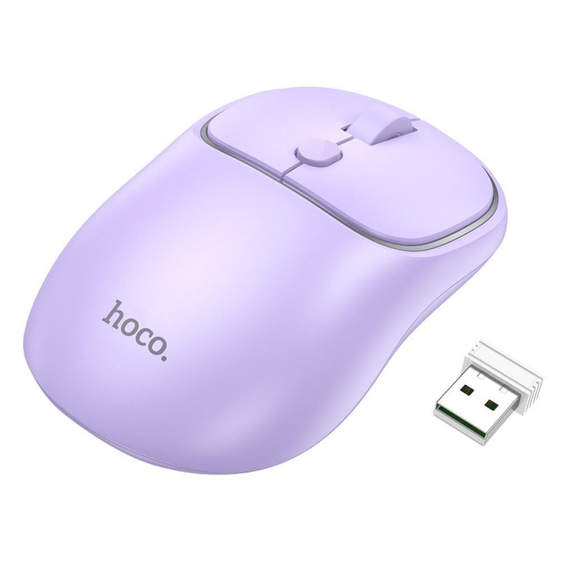 HOCO computer wireless mouse 2,4G 1600 dpi GM25 romantic purple HOCO computer wireless mouse 2,4G 1600 dpi GM25 romantic purple