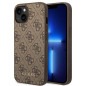 GUESS case for IPHONE 14 Plus GUHCP14MG4GFBR (4G Gold Logo) brown