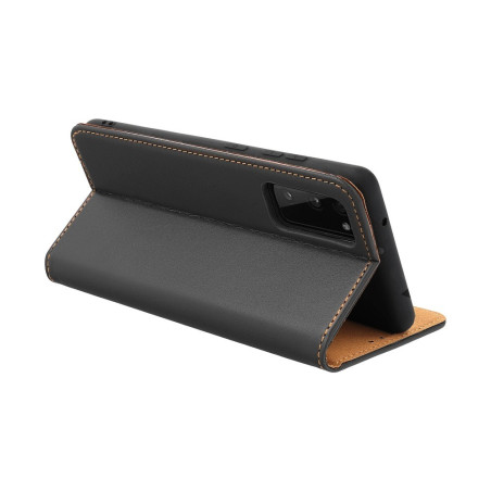 FLIPCASE ECHTLEDER schwarz für Xiaomi Redmi 12 4G