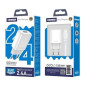 CHARGER USB-A + CABLE USB-C 12W JELLICO EU01