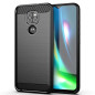 BACK-CASE Carbon schwarz für MOTOROLA G9 Plus