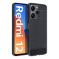 BACK-CASE Carbon schwarz für XIAOMI Redmi 12 4G/5G