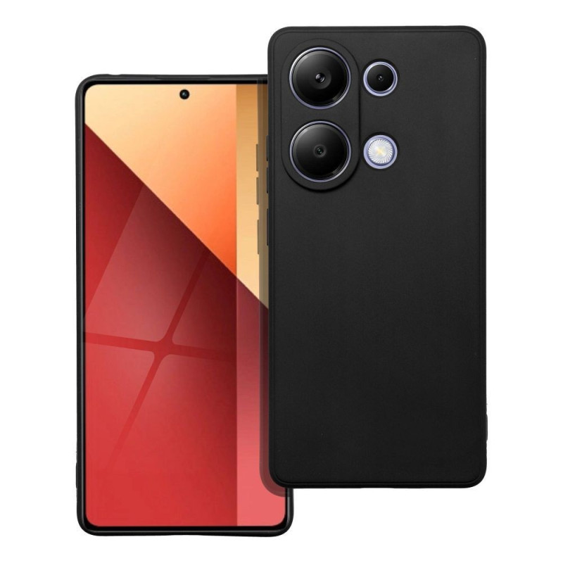 BACK-CASE MATT schwarz für XIAOMI Redmi Note 13 Pro 4G