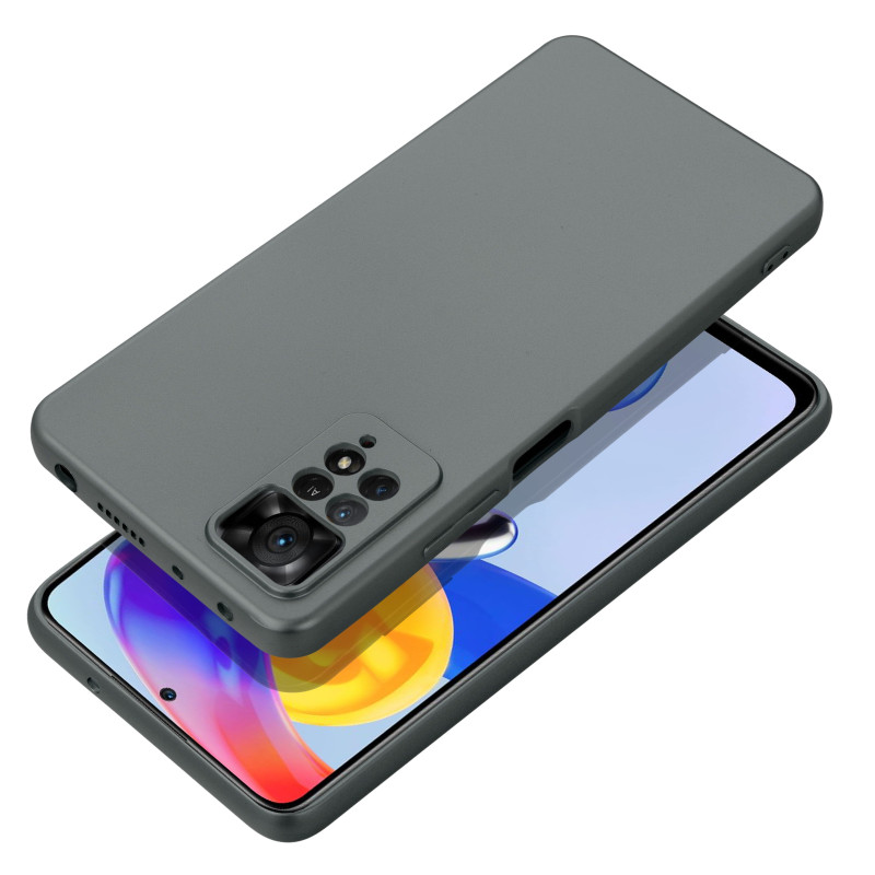 BACK-CASE METALLIC GRAU für XIAOMI Redmi 14C