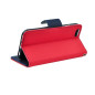 FLIP BOOK CASE FANCY DIARY rot/dunkelblau für Sony Xperia Z5|