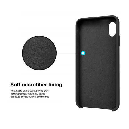 SILIKON-CASE schwarz für Apple iPhone 12 Pro Max