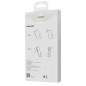 Back-Case Baseus Frosted Glass Hard case with flexible frame für Apple iPhone 12 Pro Max