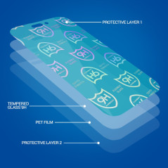 NANO HYBRID FLEXIBLE GLAS 9H für Samsung Galaxy A54 5G + Galaxy S23 FE