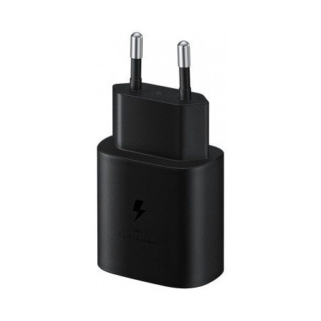 POWER-ADAPTER HOME USB-C SAMSUNG 25W black TA800NB