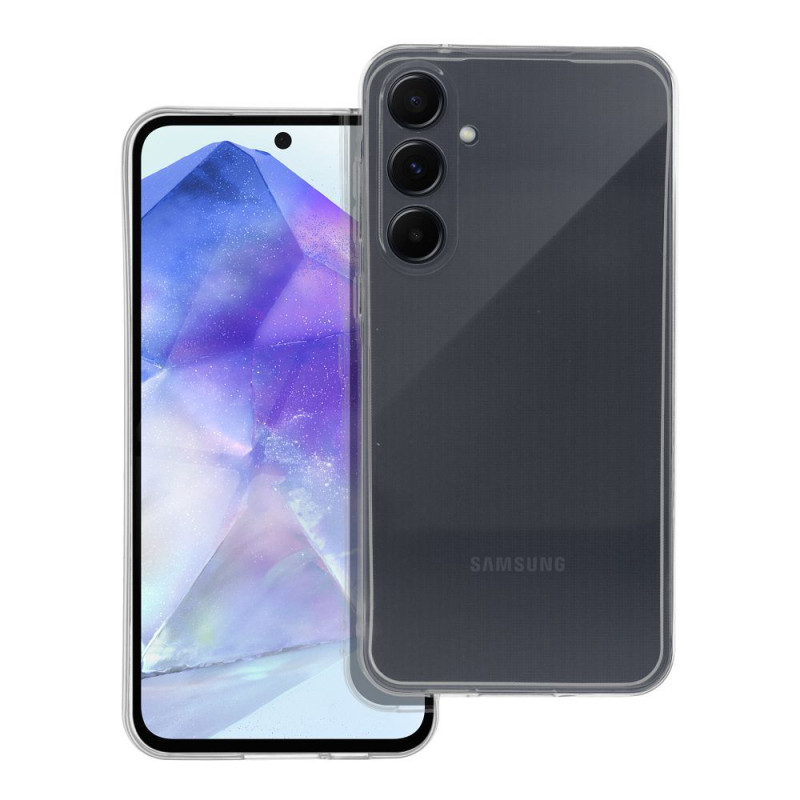 BACK-CASE 2mm transparent (mit Kameraschutz) für SAMSUNG Galaxy A55 5G