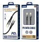 CABLE USB-C > Lightning 100cm Jellico Premium Braided B20 30W