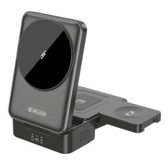 JELLICO wireless charger 3in1 FOLDABLE MagSafe-compatible 15W
