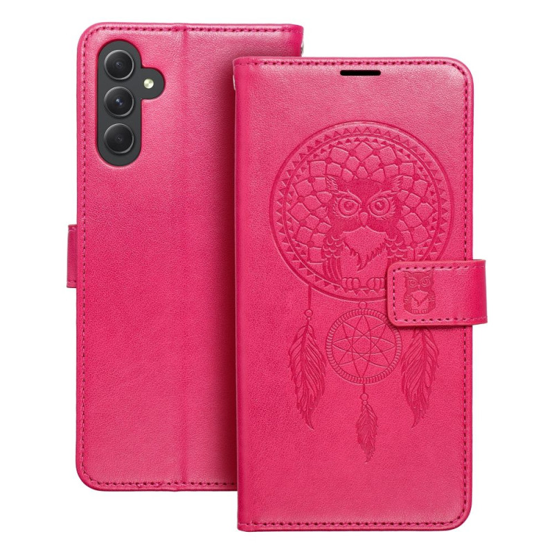 MEZZO Book case for SAMSUNG A34 5G dreamcatcher magenta MEZZO Book case for SAMSUNG A34 5G dreamcatcher magenta