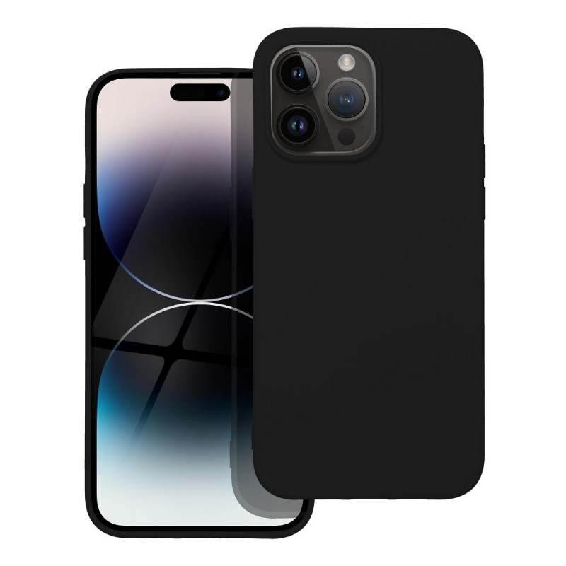 BACK-CASE Silikon schwarz für APPLE iPhone 14 Pro Max